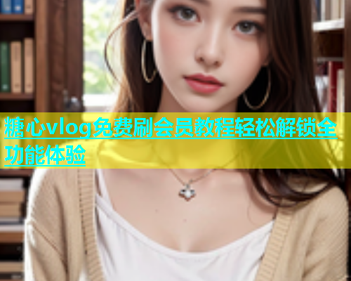 糖心vlog免费刷会员教程轻松解锁全功能体验