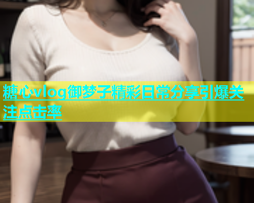 糖心vlog御梦子精彩日常分享引爆关注点击率