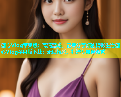 糖心Vlog苹果版：高清流畅，记录分享你的精彩生活糖心Vlog苹果版下载：无限精彩，打造专属视频秀